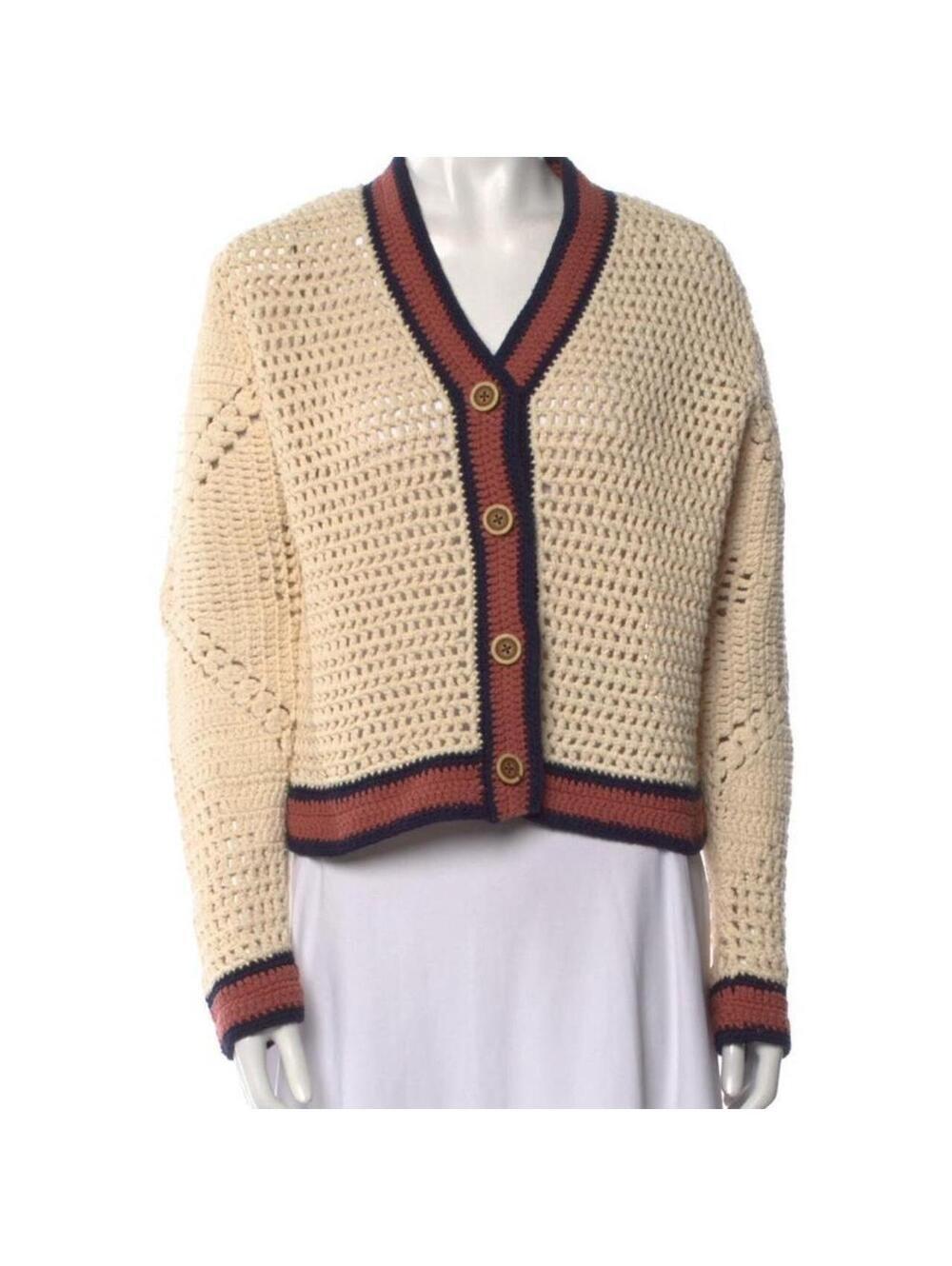 Re/done cardigan sweater.